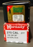 Nosler Ballistic - Hornady Interlock 270 CAL 130 G