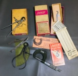 Vintage Lufkin Calipers, Micrometer & more