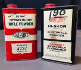 Vintage Du Pont Rifle & Shotshell Powder Reloading