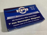PPU 7 mm Remington Magnum Ammo 140gr 20rds