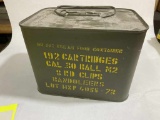 192 rds 30 Cal M1 Garand w/8rd Clips Sealed Ammo!
