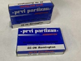 prvi partizan 25-06 Remington Rifle Ammo 40rds