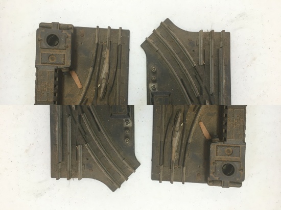 2 Lionel Train O27 Gauge Remote Control Switch No. 1122 - Left & Right