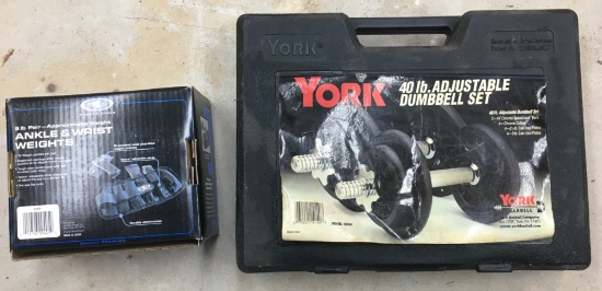 Work Out Weights Ankle & Wrist, Small Dumbbell Set
