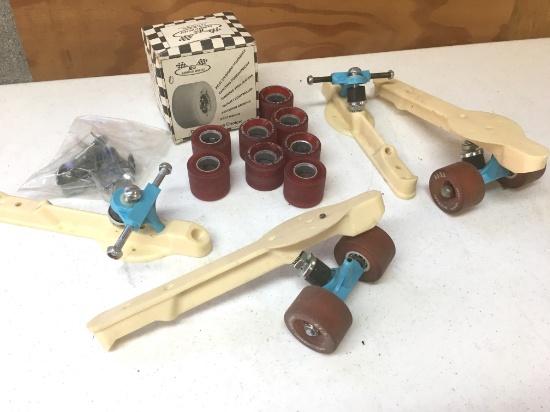 Skateboard Parts & Box Rannalli Wheels Filled With Jim Cook A25 -