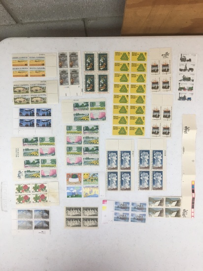 Block Stamps Of National Parks, Places, Rural America, Smoky The Bear USPS Stamps