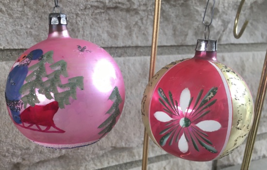Vtg Mercury Glass Ornament