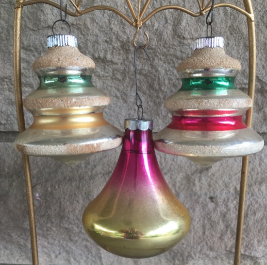 Vtg Mercury Glass Ornament