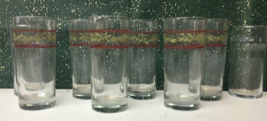 Set Of Christmas Glasses