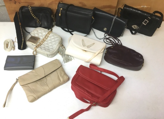 Variety Of Women's Purses And Handbags. Some New With Tags