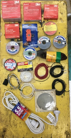 3m Electrician Supplies. Electrical Supplies. Wire. Tape, Extension Cords