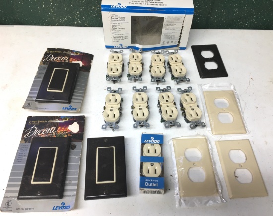 Electrical Supplies Leviton Outlets, Decor Outlets, Faceplates.