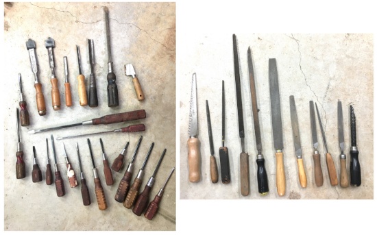 Hand Files, Screwdrivers Flat Phillips Large Bundle