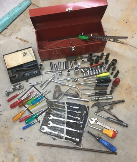 Loaded - Tool Box Filled With Hand Tools. See Pictures