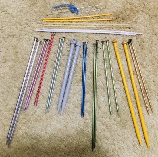 Knitting Needles Of All Sizes