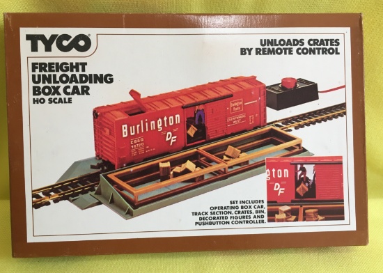 Tyco Freight Unloading Box Car Remote Control (1975)