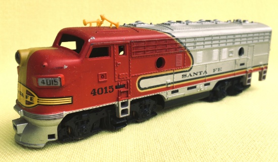 Tyco Locomotive Engine 4015 Santa Fe Made In Austiria