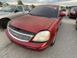 2006 Ford 500, Color- RED ,  Unit# 3416