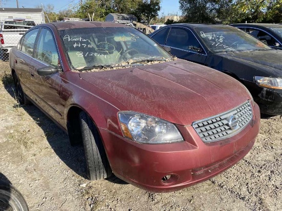 2005  Nissan  Altima   Tow# 110266