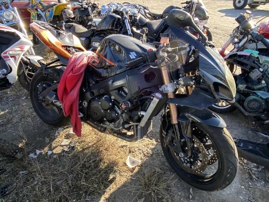 2007  Suzuki  GSX-R1000 Motorcycle   Tow# 111002