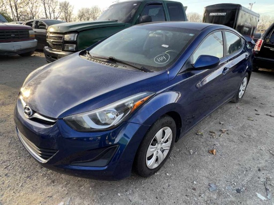 2016 Hyundai Elantra Tow# 111590
