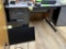 Metal Office Desk and Monitors