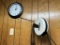 Retractable Extension Cord and Wall Clock