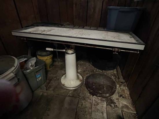 Vintage White Porcelian Exam Surgical Table
