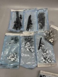Large Lot of Clamps & Connecting Rods