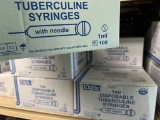 8 Boxes of 1ml Disposable Syringes with Needles