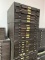 3 Metal Watch Crystal Cabinets with Crystals