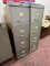 2 Metal 4 Drawer File Cabinets