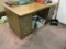 Executive Desk Top and File Cabinets