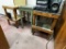 3 Small Wooden Work Tables