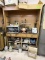 Tall Oak Display Cabinet with Drawers