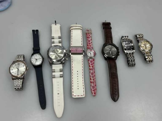 8 Assorted Wrist Watches