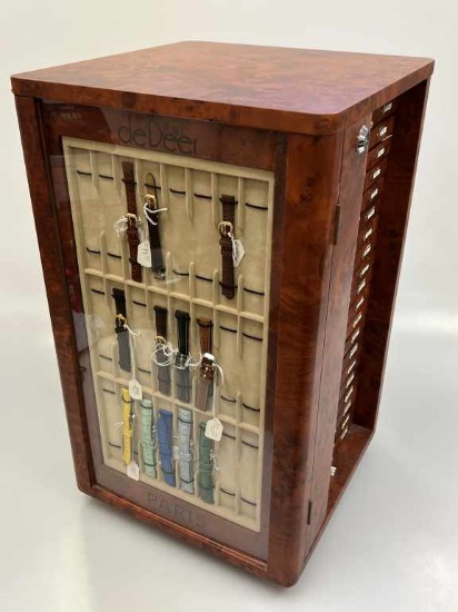 Revolving deBeer Watch Band Display Case