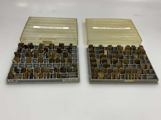 Condensed Small Block & Triple Line Fonts