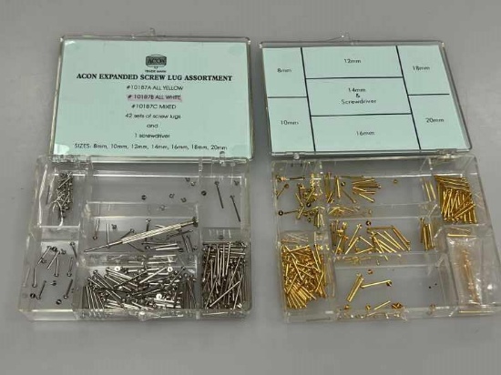 White and Yellow Screw Lug Assortments