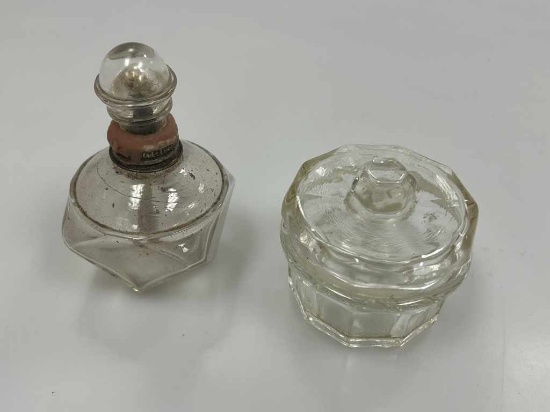Glass Alcohol Lamp and Jar