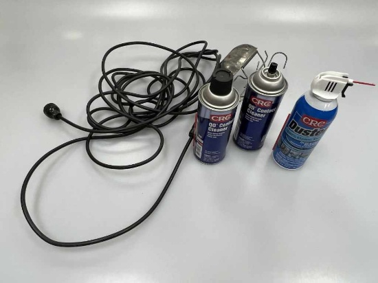 Contact Cleaner, Duster and Trouble Light