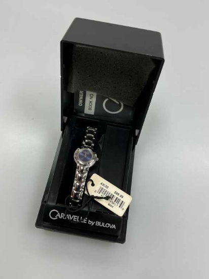 New Bulova Caravelle Model 43L100 Wrist Watch
