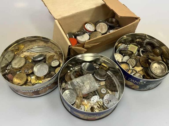 Assorted Vintage Pocketwatch Parts