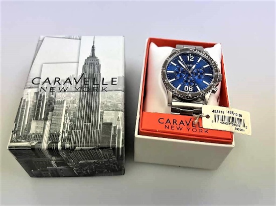 New Caravelle Model 43A116 Wrist Watch
