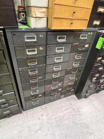 27 Drawer SUC Watch Crystal Cabinet with Crystals