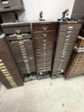 3 G-S Flexo Watch Crystal Cabinets with Crystals