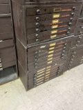 3 Metal Watch Crystal Cabinets with Crystals