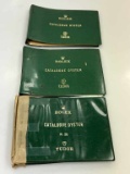 3 Genuine Rolex Oyster Catalogs