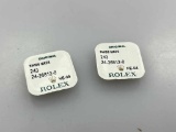2 Genuine Rolex Dust Proof Crowns