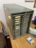 Vintage Metal File Box